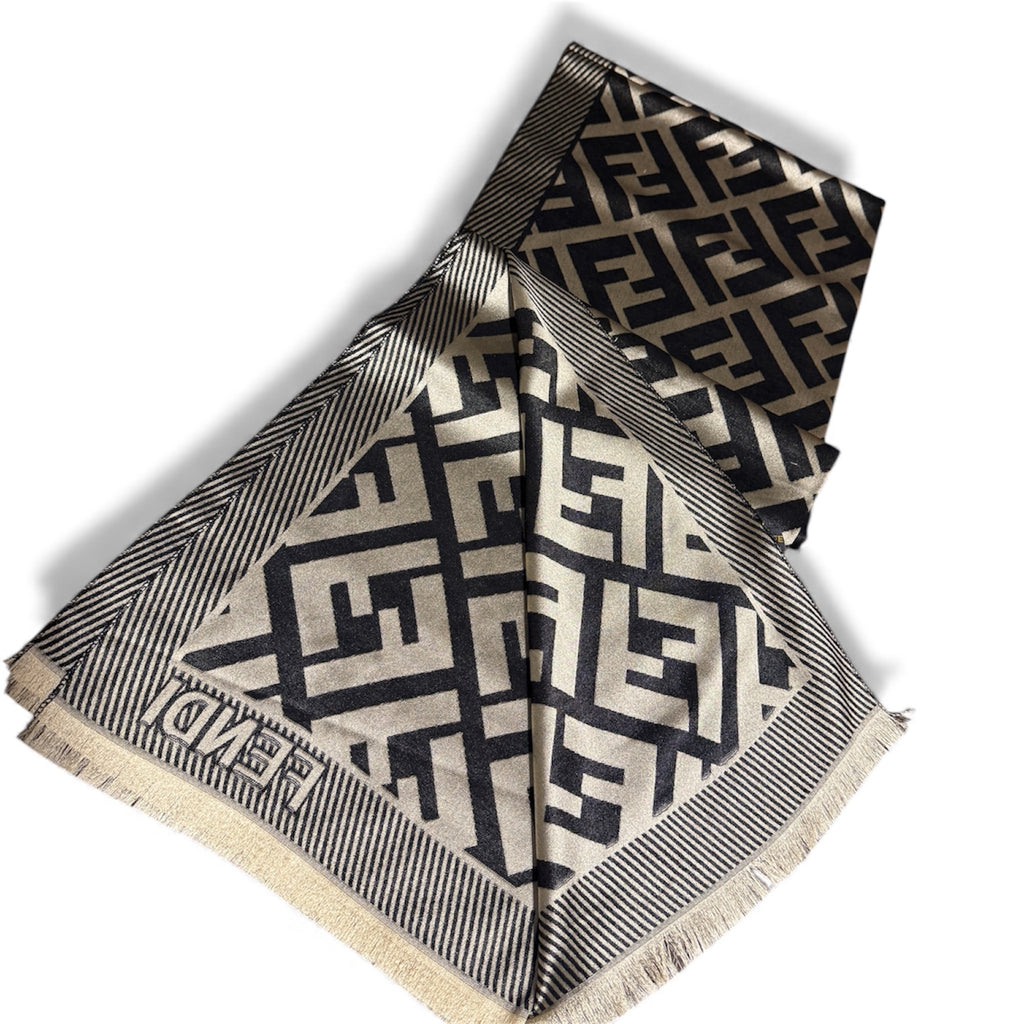 Fendi FF Monogram Lightweight Scarf