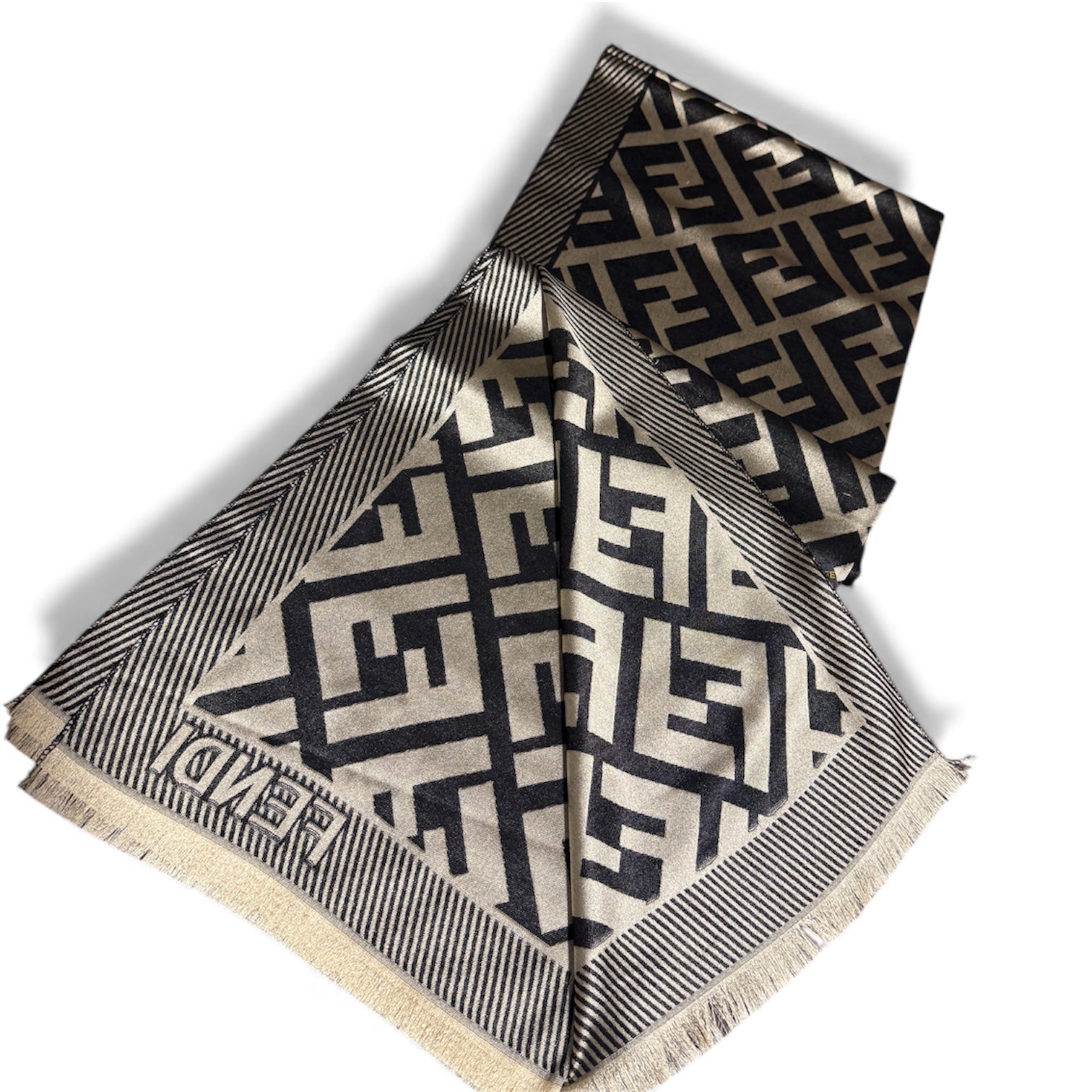 Fendi FF Monogram Lightweight Scarf