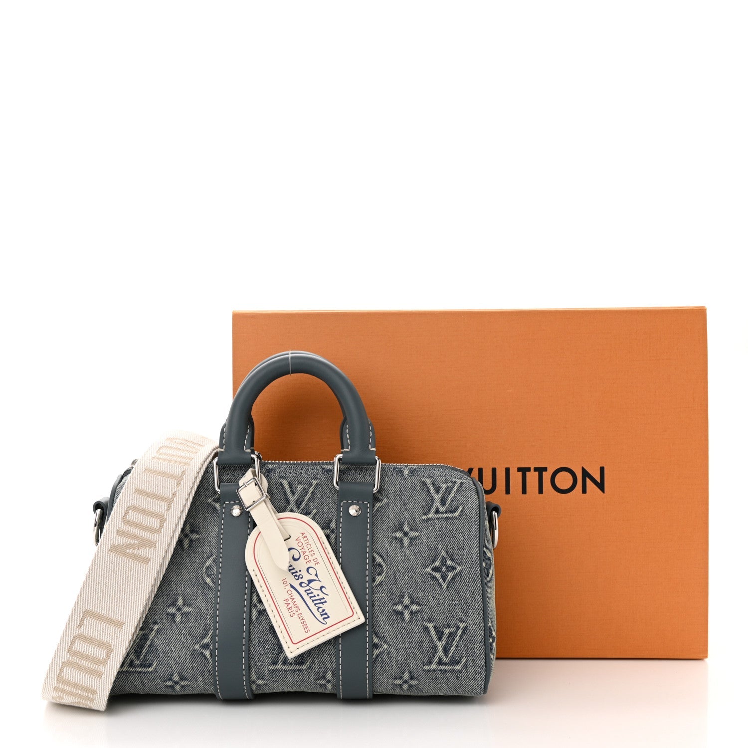 Louis Vuitton Speedy Bandoulière Denim 25