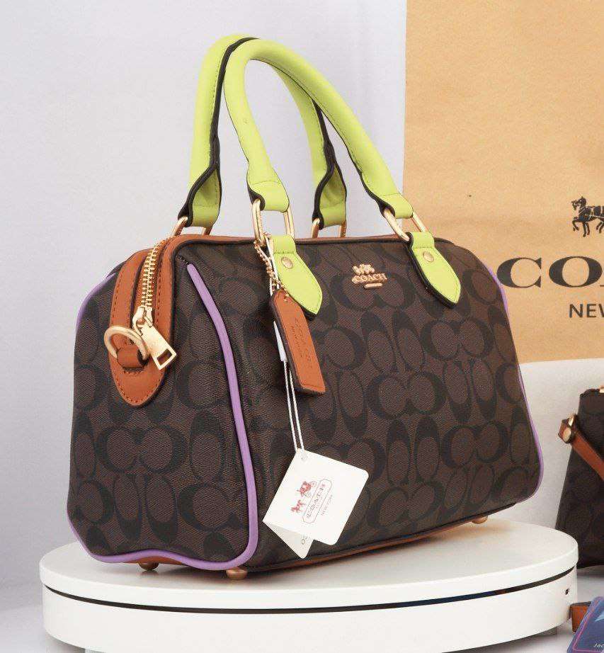 Coach Signature Barrel Bag Set
