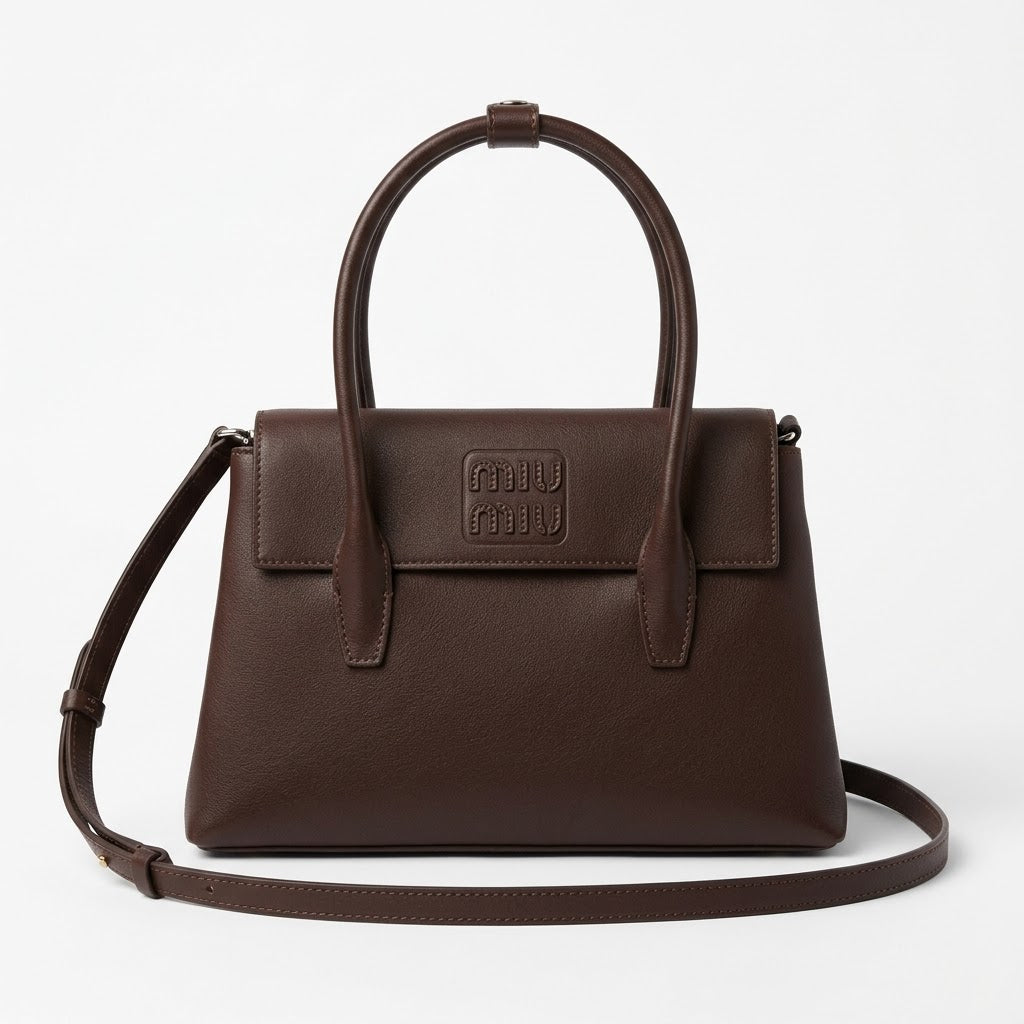 Miu Miu Leather Top Handle Bag