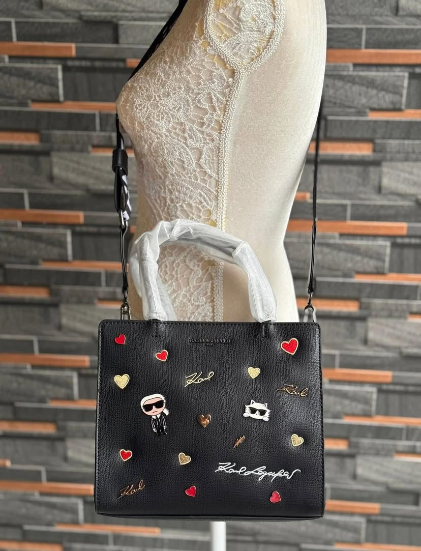 Karl Lagerfeld Canvas Tote Bag