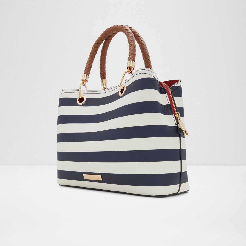 Aldo Striped Top Handle Bag