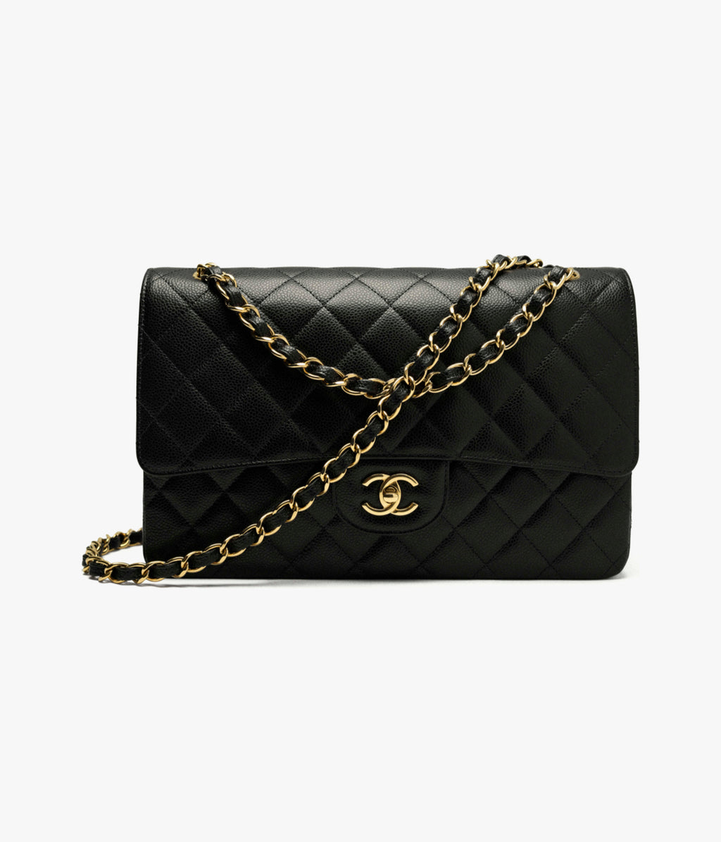 Chanel Classic Flap Bag – Medium Caviar