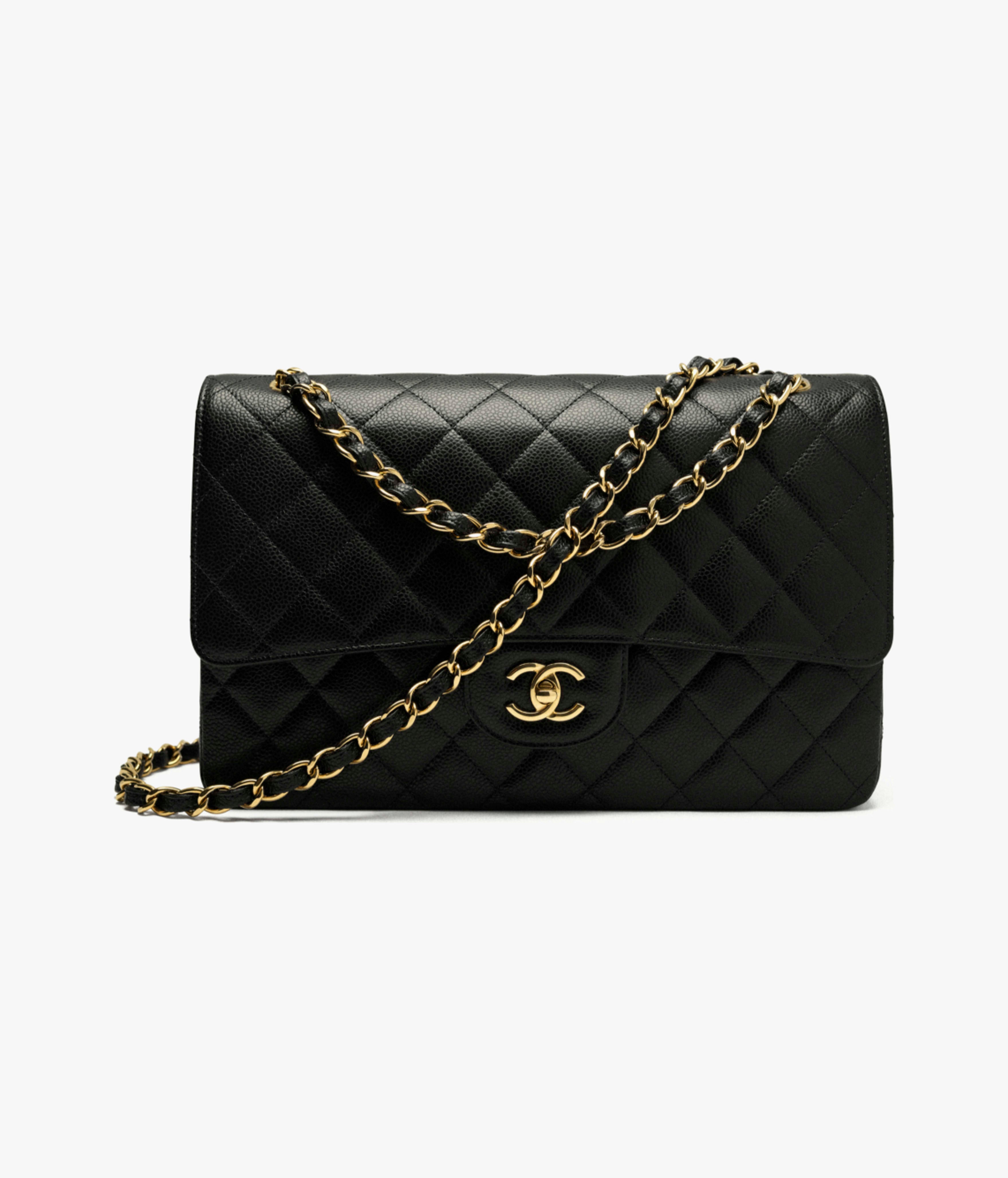 Chanel Classic Flap Bag – Medium Caviar