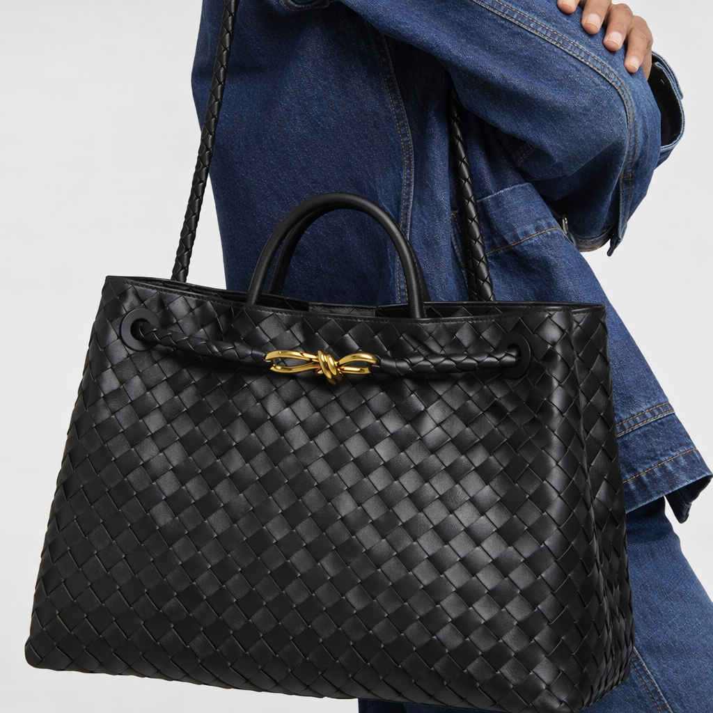 Bottega Veneta Andiamo Intrecciato Tote Bag (X Large)