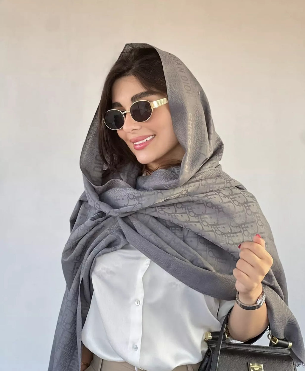 Dior Lightweight Double-Face Shawl