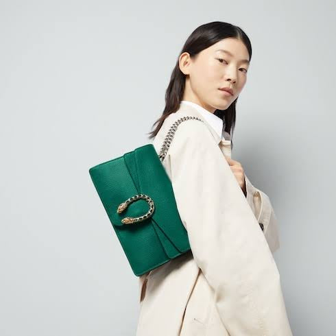 Gucci Dionysus Leather Shoulder Bag