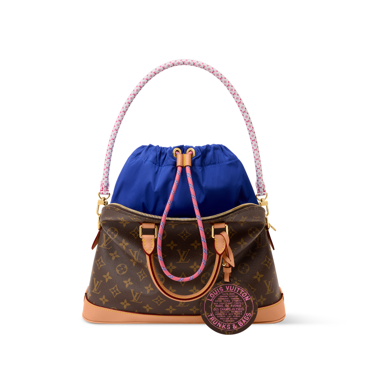 Louis Vuitton Alma Drawstring Monogram Bag