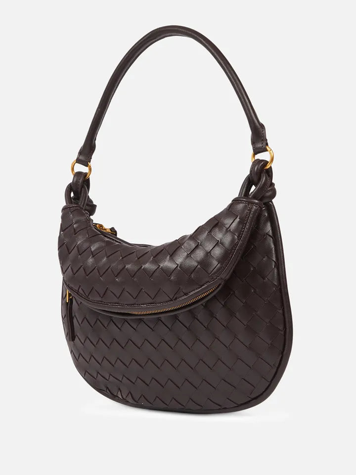 Bottega Veneta Woven Half-Moon Bag