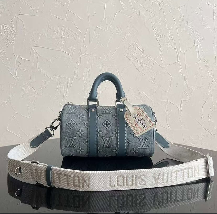 Louis Vuitton Speedy Bandoulière Denim 25