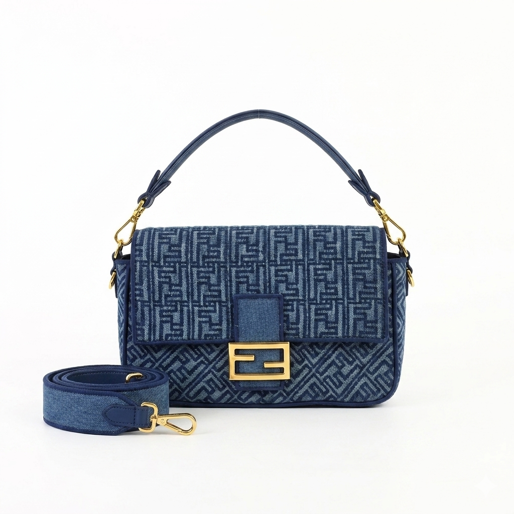 Fendi Denim Baguette