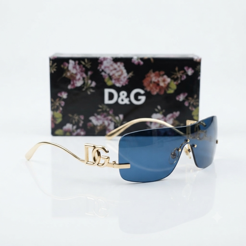 Dolce & Gabbana Logo-Hardware Shield Sunglasses