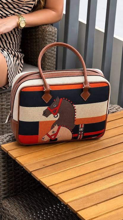 Hermès Cavalier Canvas Bag