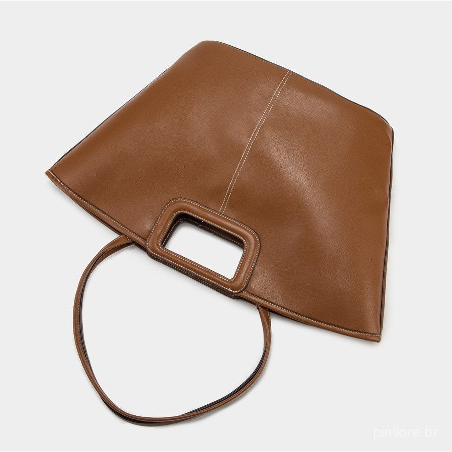 Zara Cutout Handle Tote Bag