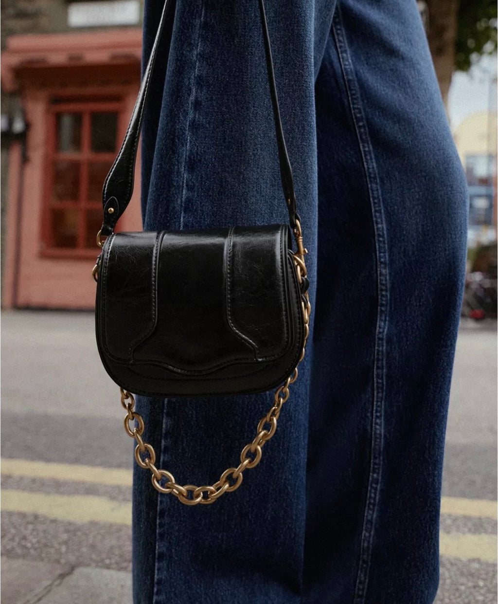 Zara Chain Flap Shoulder Bag
