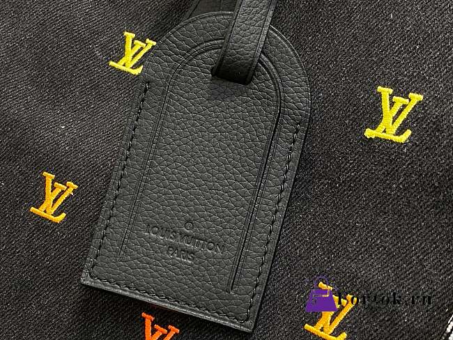 Louis Vuitton Black Denim Monogram Duffle Bag – Jeans Quality