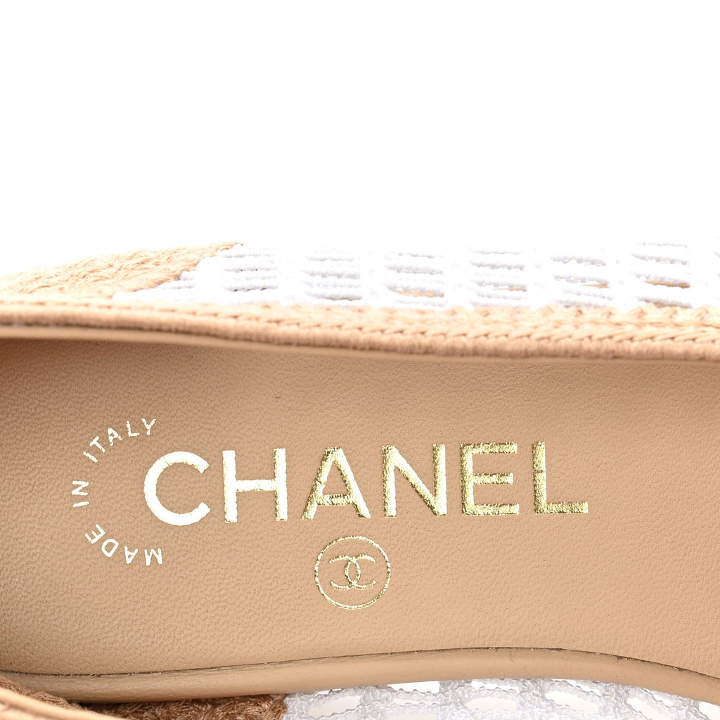 Chanel Crochet Ballet Flats