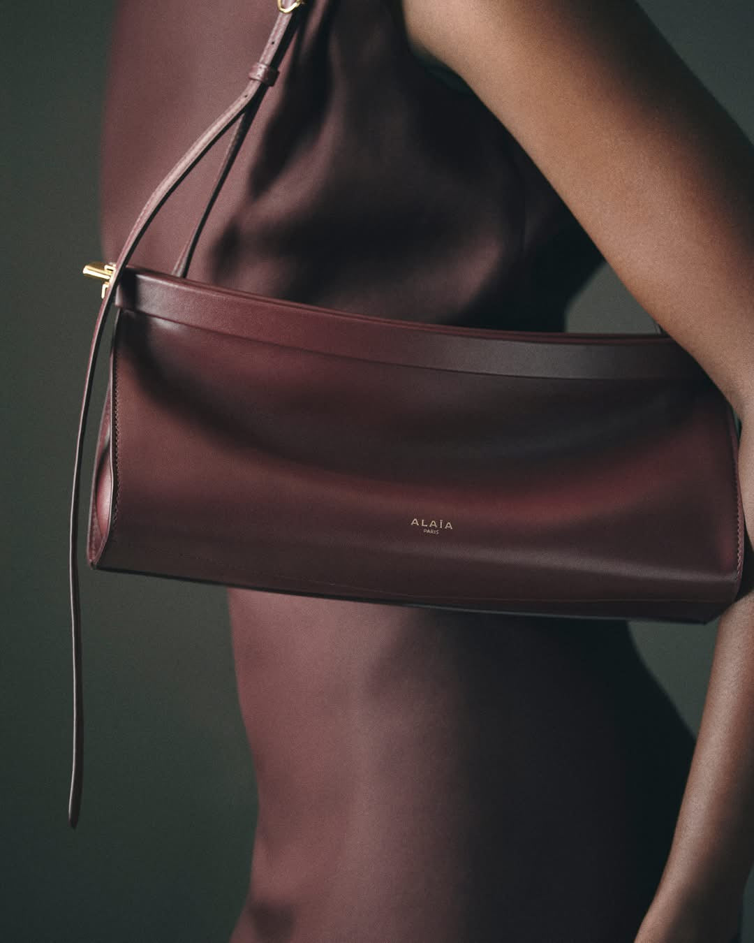 Alaïa Le Click Small Leather Shoulder Bag