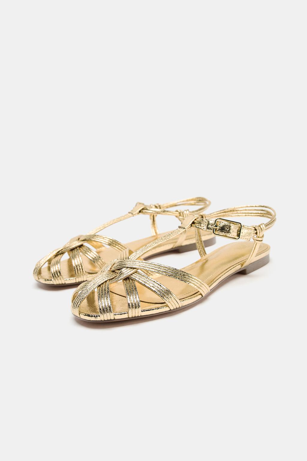 ZARA Braided Strap Sandals