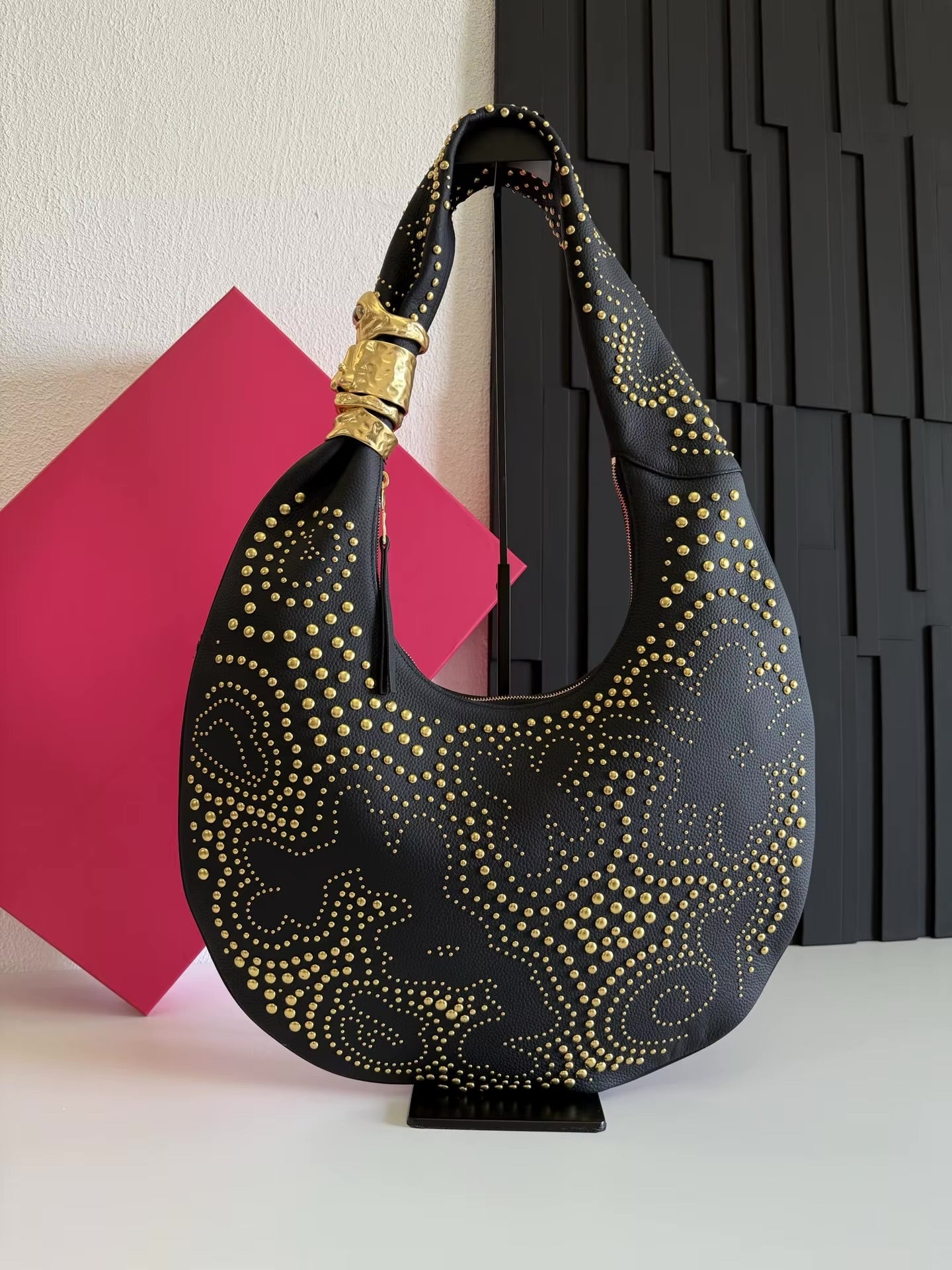 Schiaparelli Studded Shoulder Bag