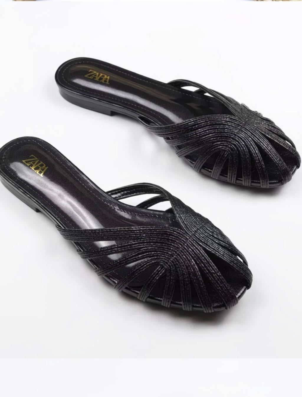 Zara Knotted Mule Slippers