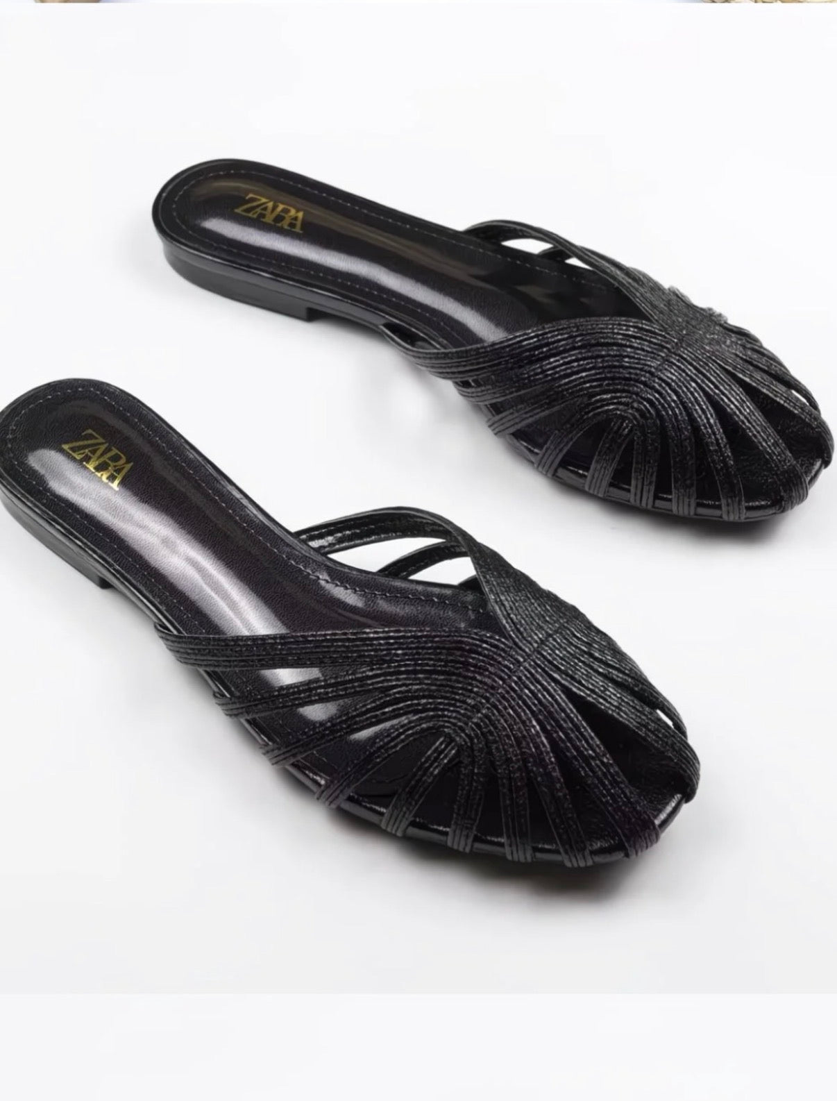 Zara Knotted Mule Slippers