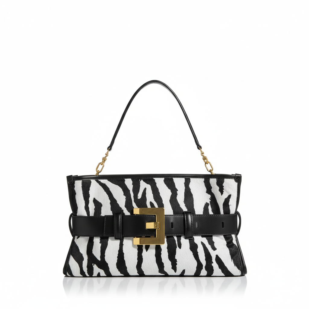 Balmain B-Buzz Belted Tote