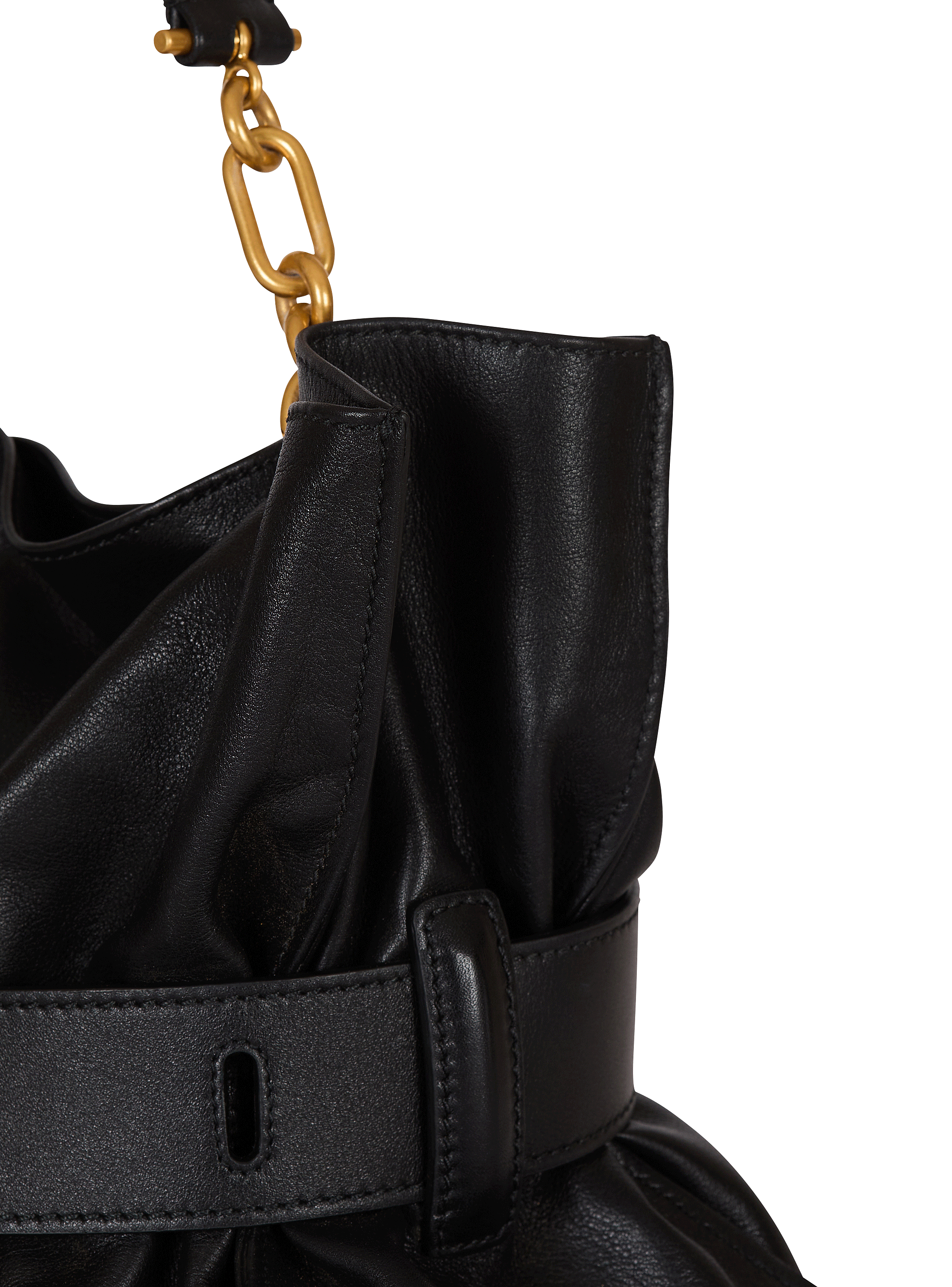 Balmain B-Buzz Belted Tote