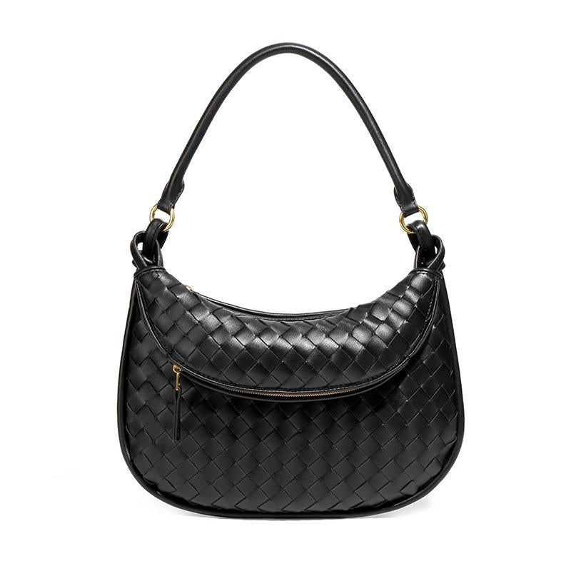 Bottega Veneta Woven Half-Moon Bag