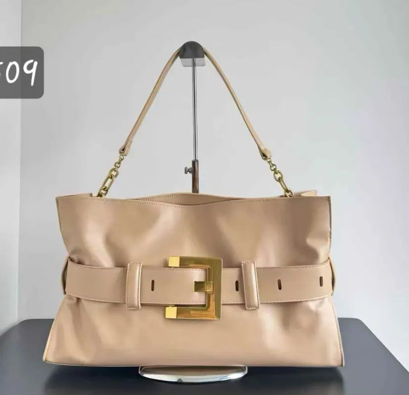 Balmain B-Buzz Belted Tote