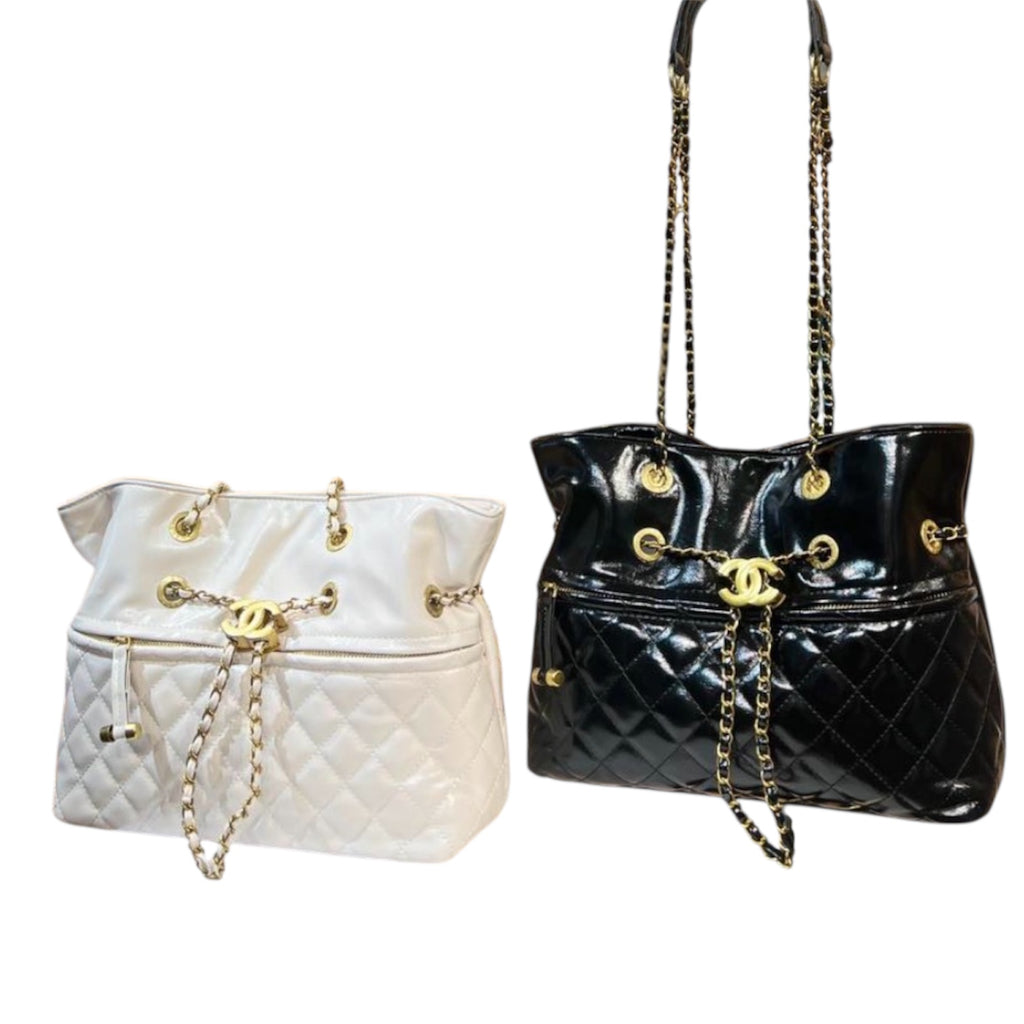 Chanel Vintage CC Chain Tote Bag