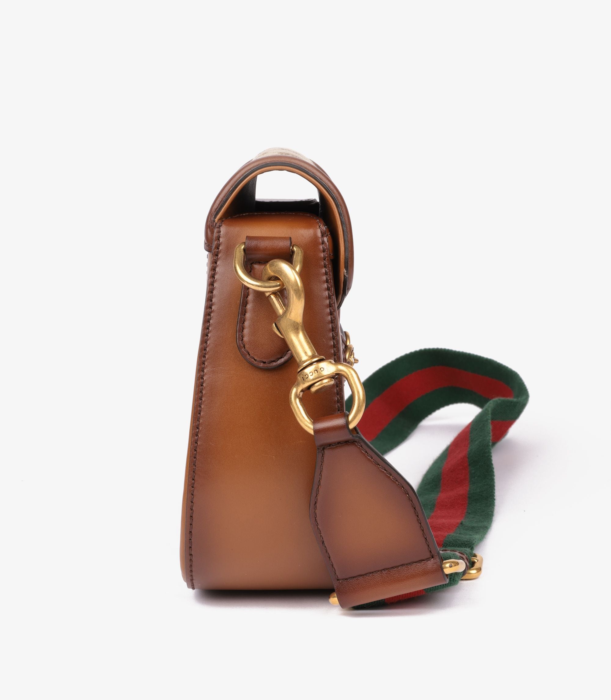 Gucci Horsebit GG Supreme Shoulder Bag
