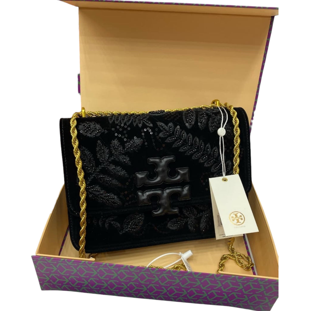 Tory Burch Eleanor Embroidered Velvet