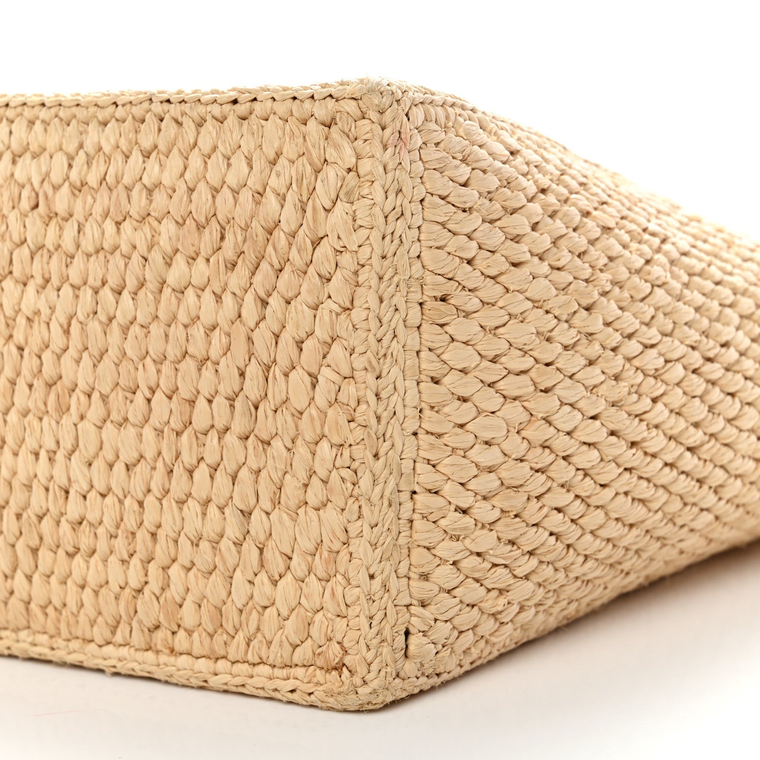 CELINE Teen Panier Raffia Tote