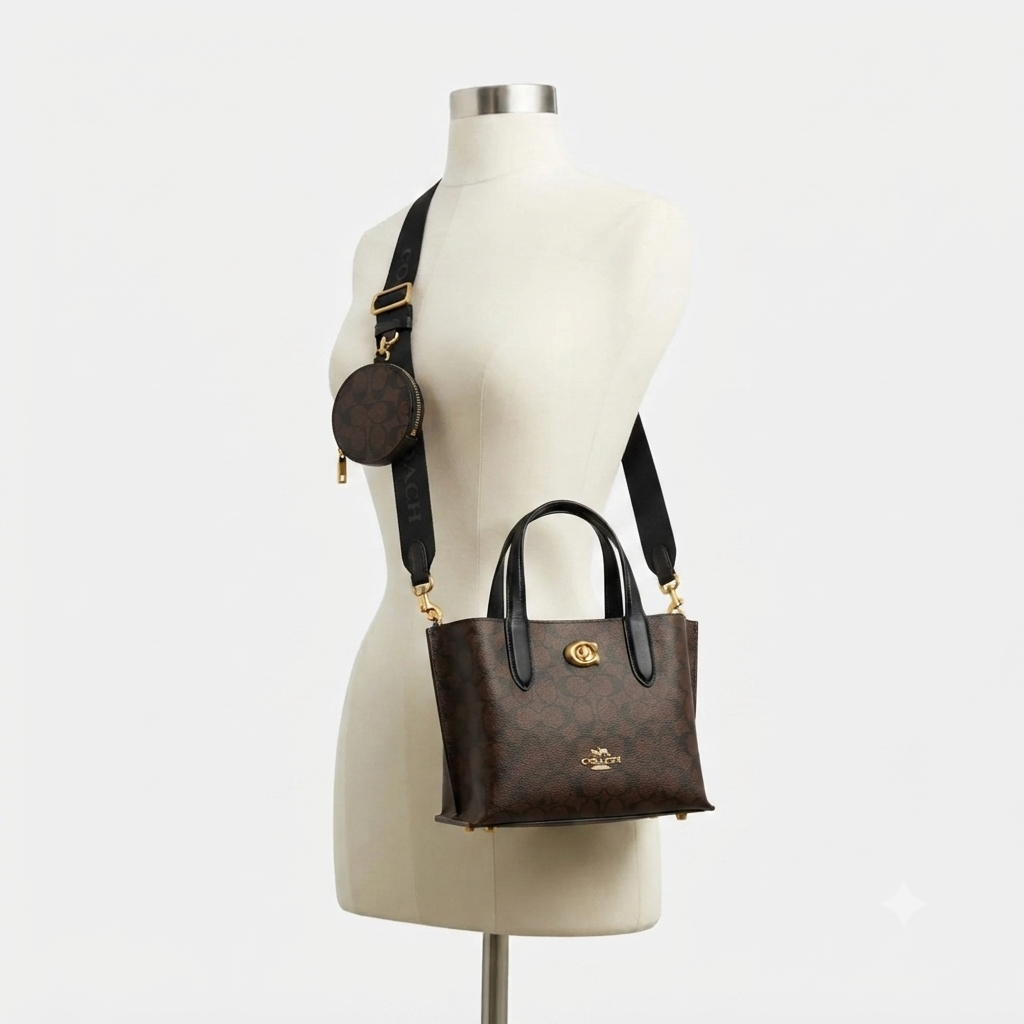 Coach Signature Canvas Tote Bag