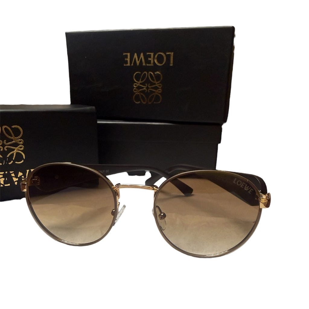 Loewe Anagram Round Gradient Sunglasses