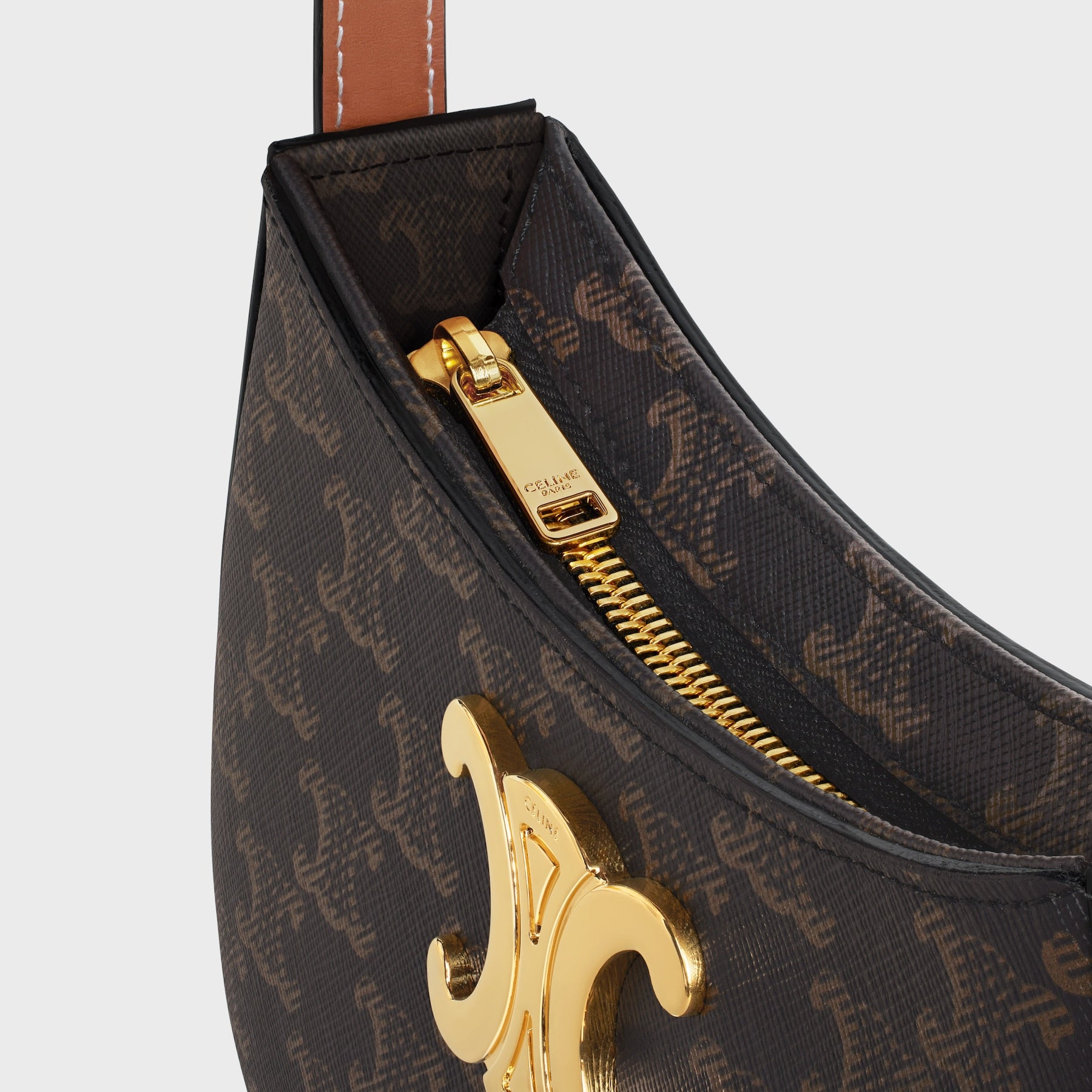 CELINE Small Tilly Bag in Shiny Calfskin