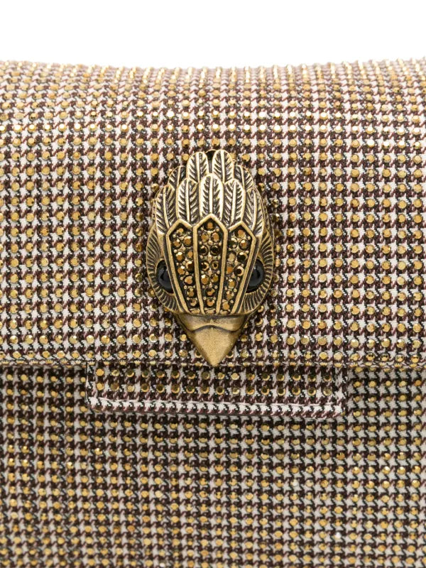 Kurt Geiger Kensington Crystal Tweed Bag