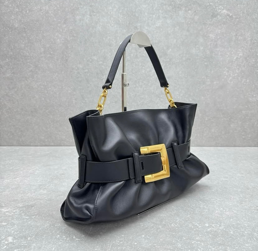 Balmain B-Buzz Belted Tote