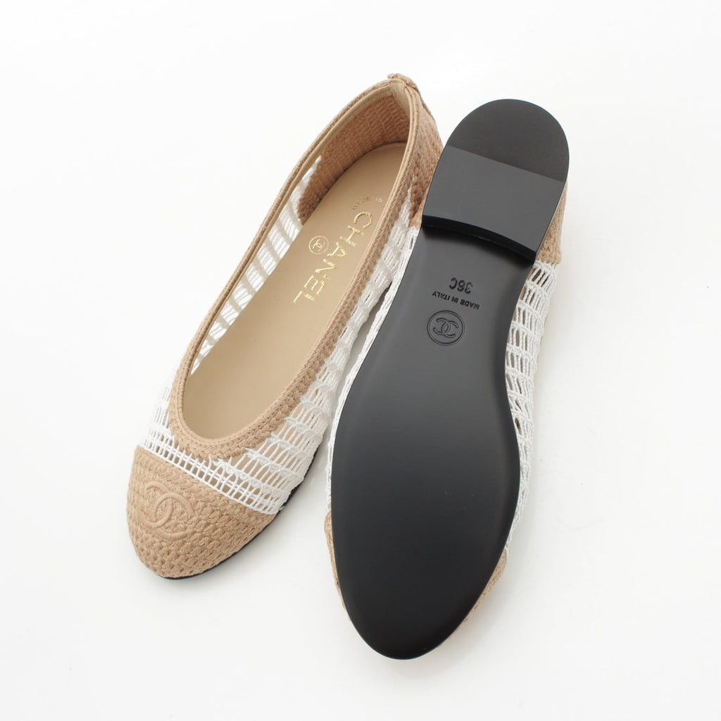 Chanel Crochet Ballet Flats