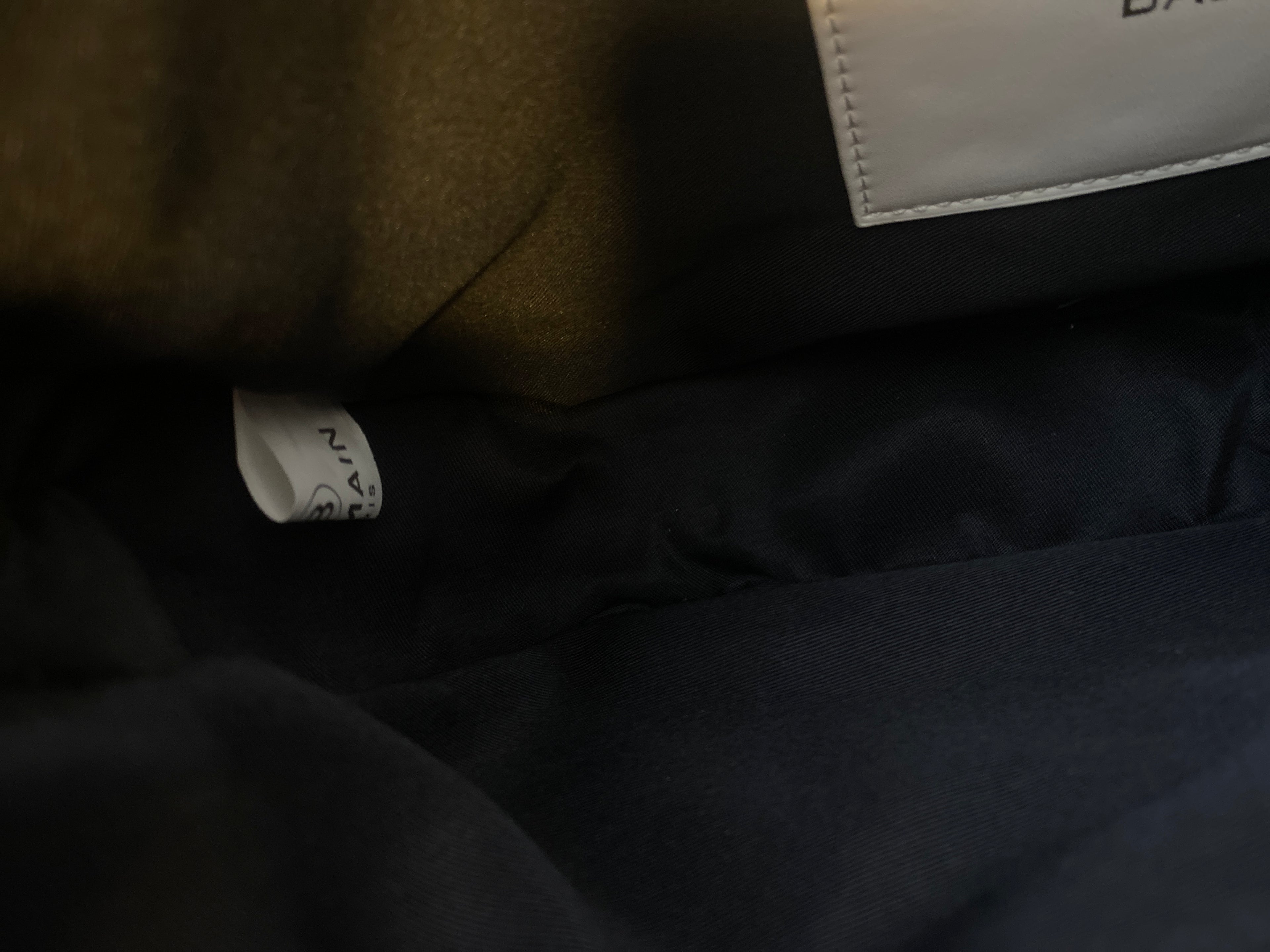 Balmain Quilted Crescent Bag