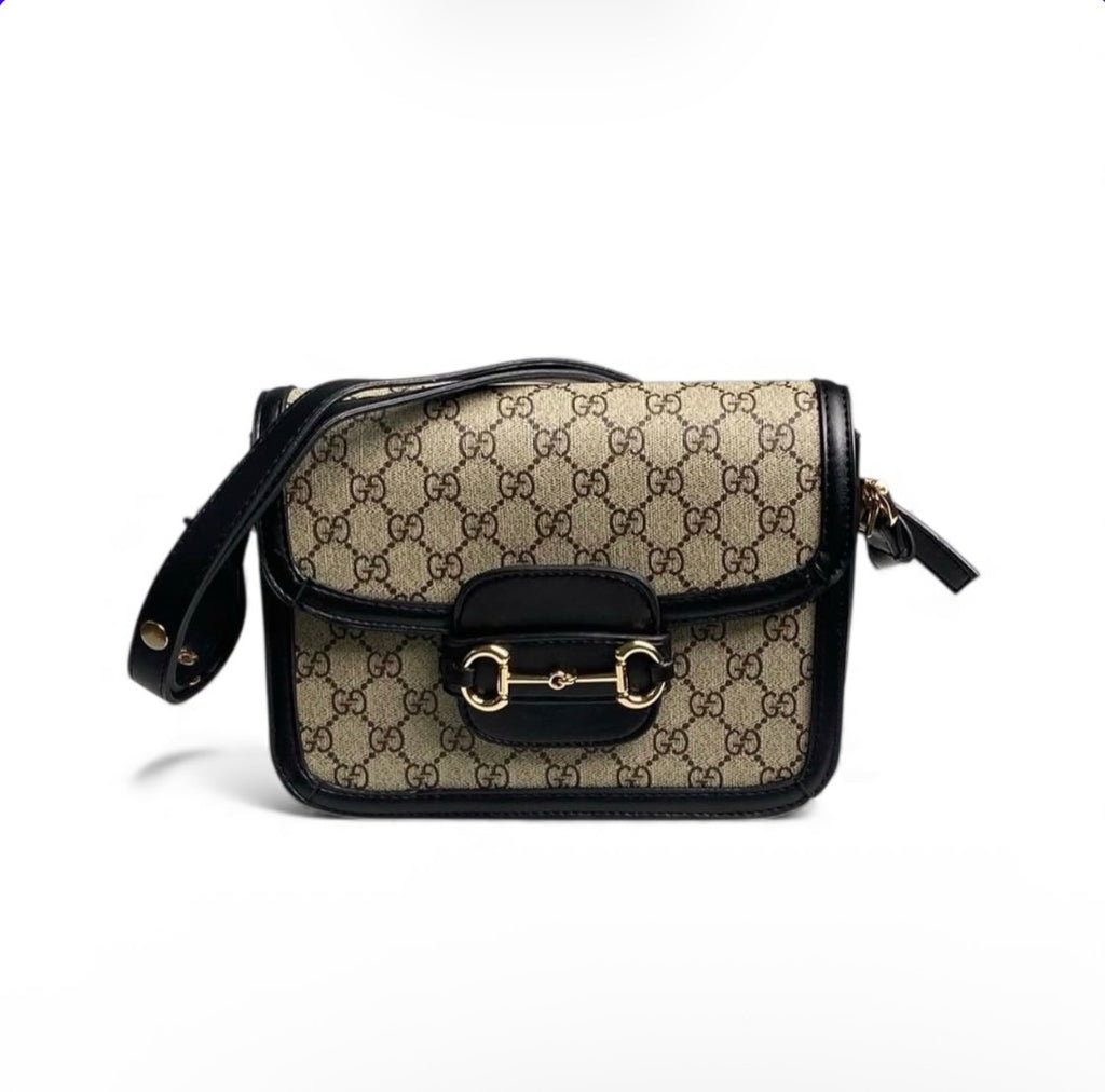 Gucci GG Supreme Horsebit Shoulder Bag