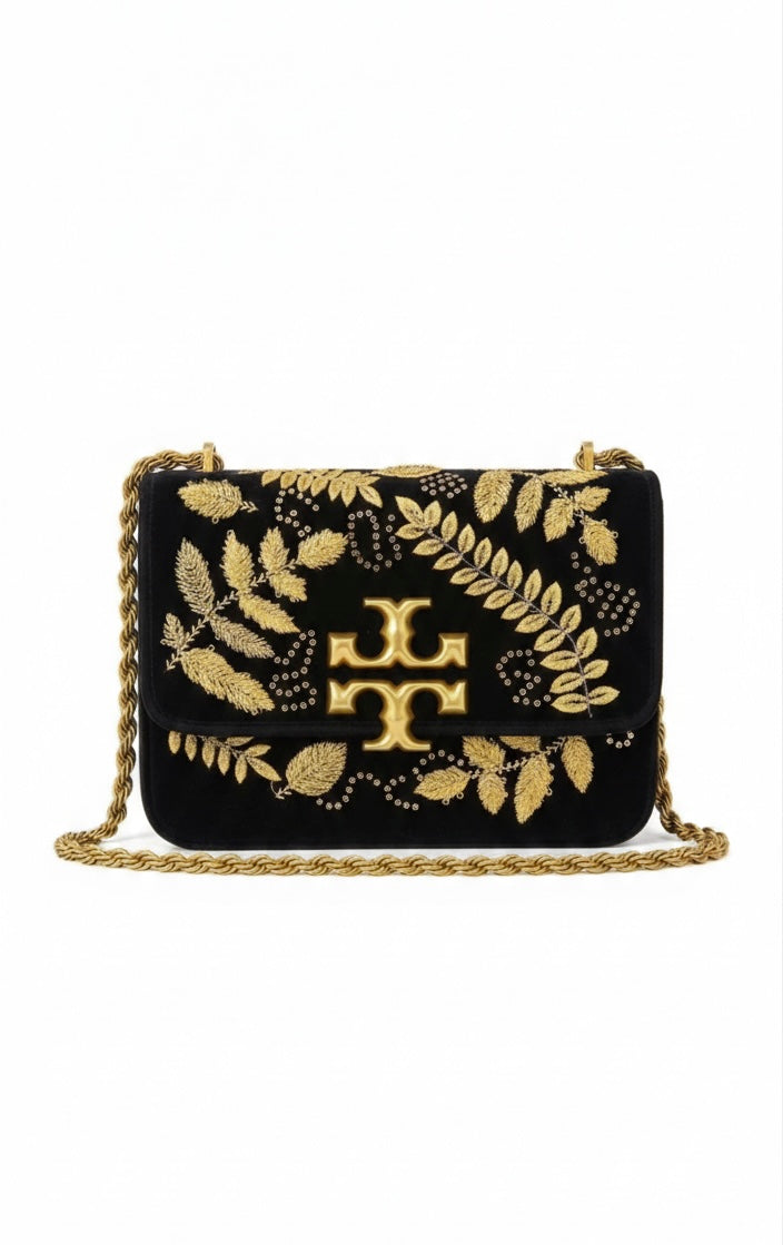 Tory Burch Eleanor Embroidered Velvet