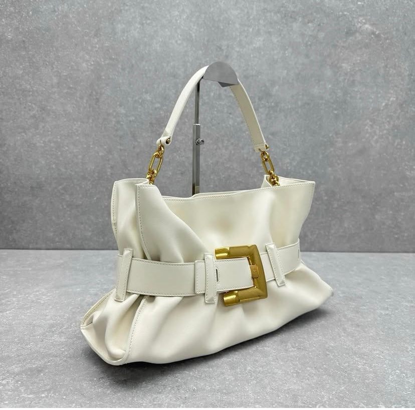 Balmain B-Buzz Belted Tote