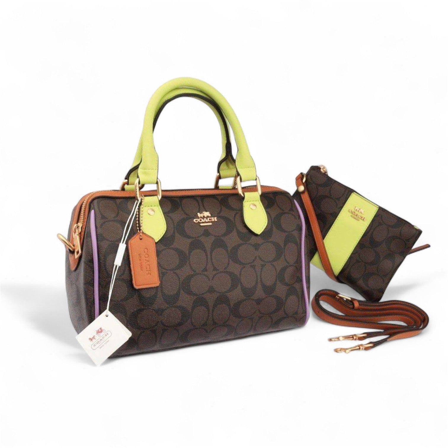 Coach Signature Barrel Bag Set