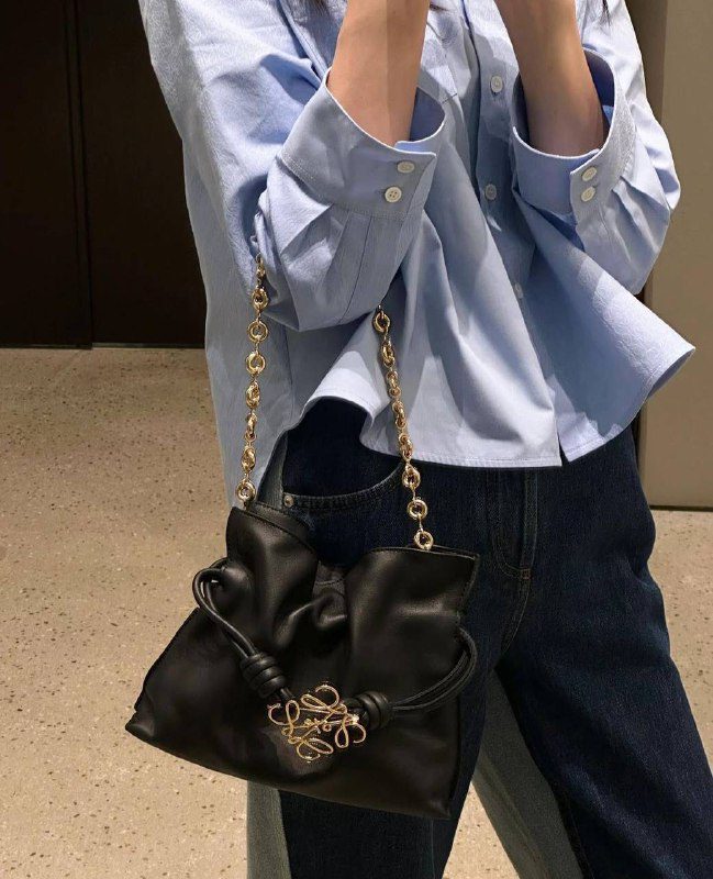 Loewe Anagram Chain Bucket Bag