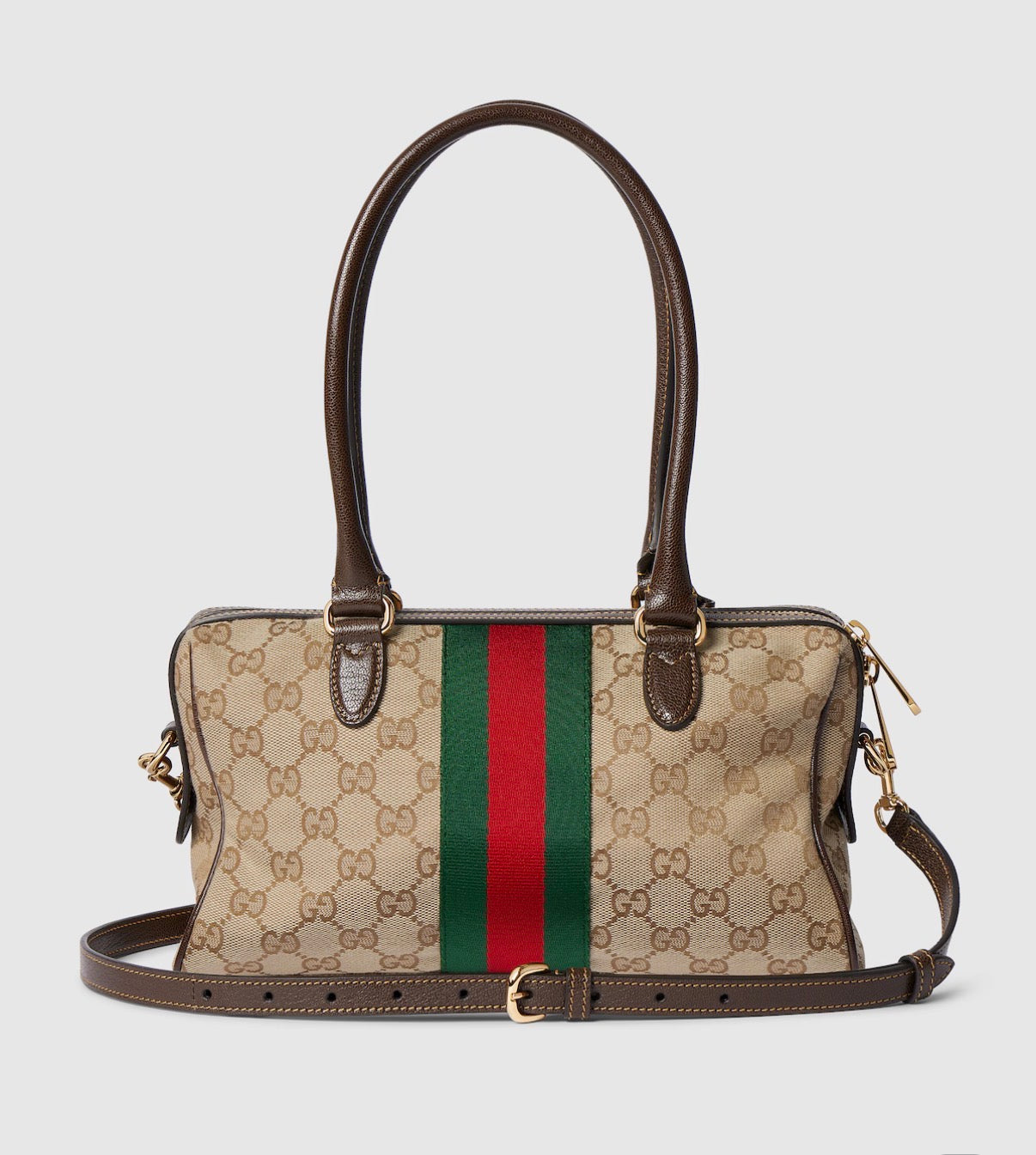 Gucci Horsebit Web Shoulder Bag