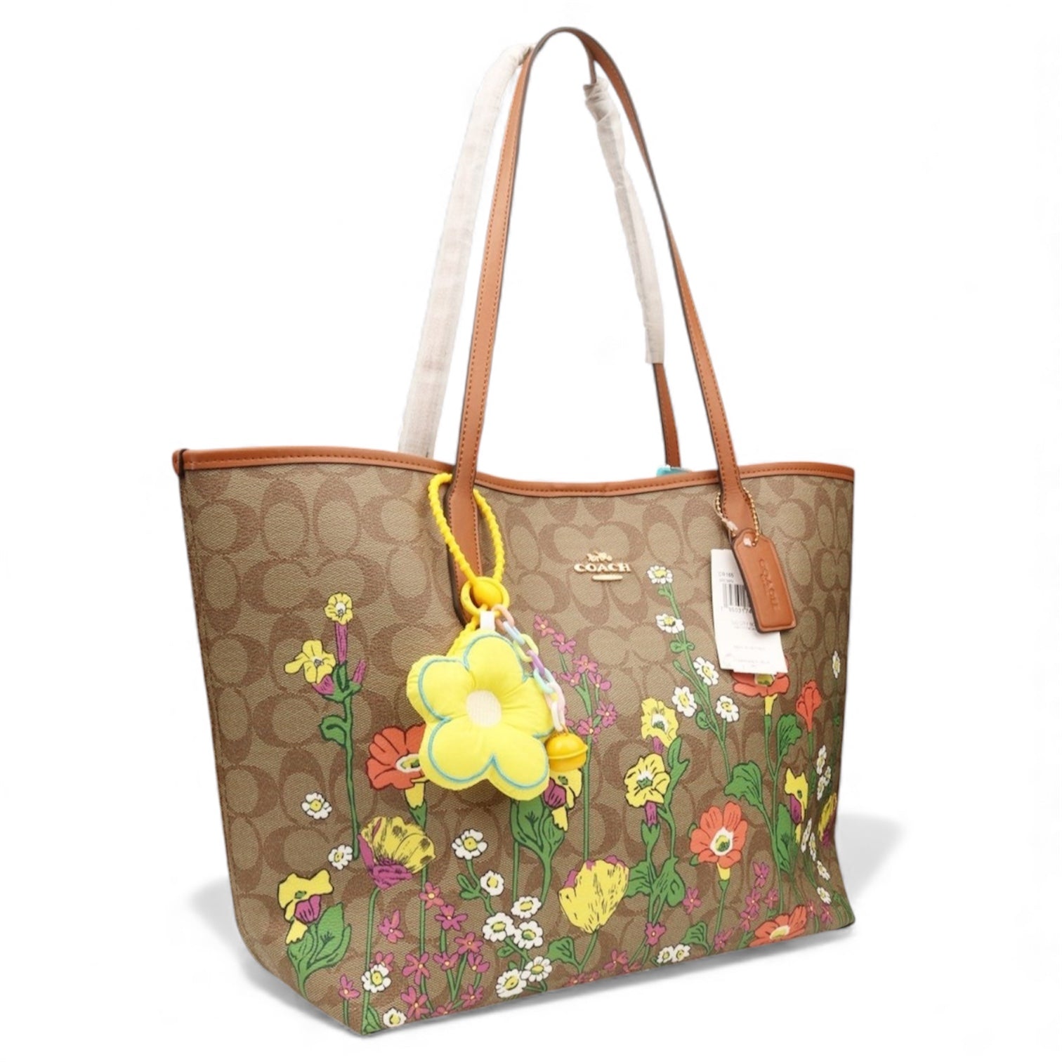 Coach Floral Signature Tote Bag