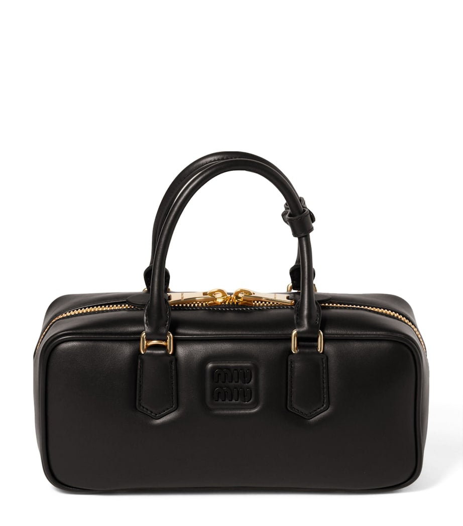 Miu Miu Leather Mini Top Handle Bag